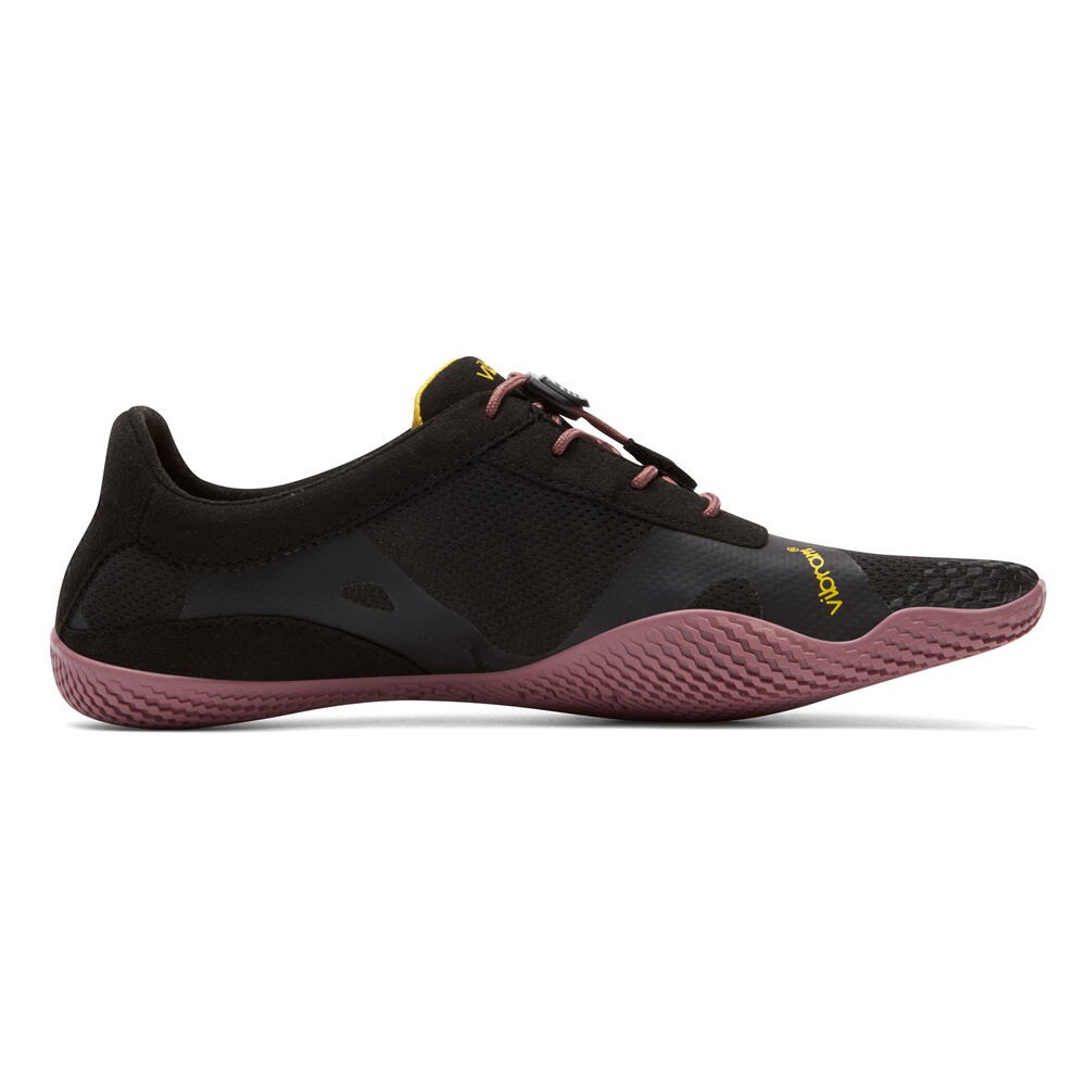 Vibram Five Fingers Womens Training Shoes - Black/Rose - KSO EVO - 30159-AKJZ